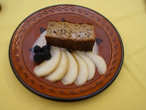 Bizcocho de salvado y nueces